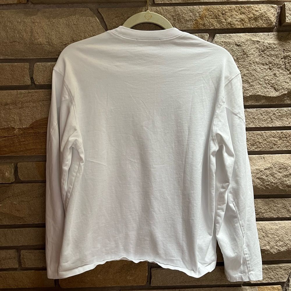 MO&CO. LONG SLEEVE CARTOON T-SHIRT Bunny Streetwear White Black XS - Picture 4 of 12